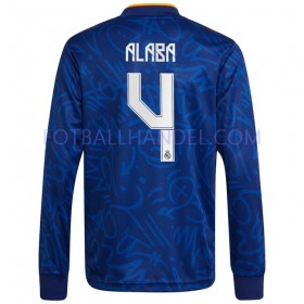 Herre Fotballdrakter Real Madrid David Alaba 4 Borte 2021-22 Langermet